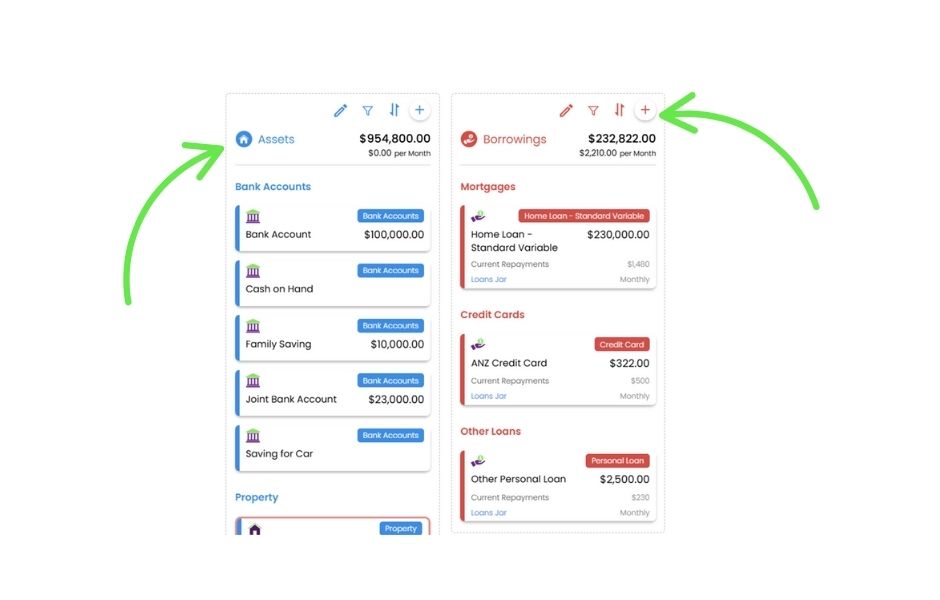 Step 1: Creating & setting up matching Financial Cards (Cards for short)