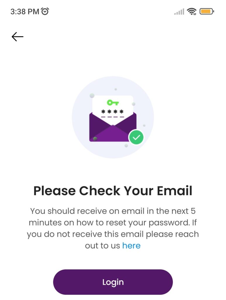 How to reset your password through your mobile app? Password