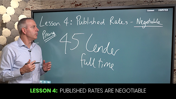 Lesson 4: Published Rates Are Negotiable (Don't Leave Your Money On The Table Series)