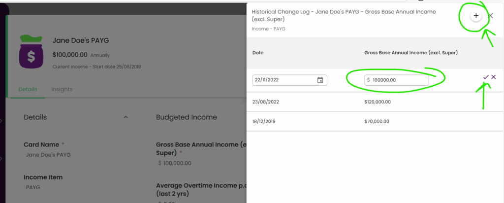 Update Income New Release - Income Change Over Time