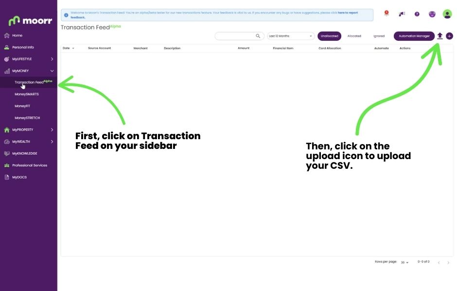 Step 3: Head to the Web version of Moorr.