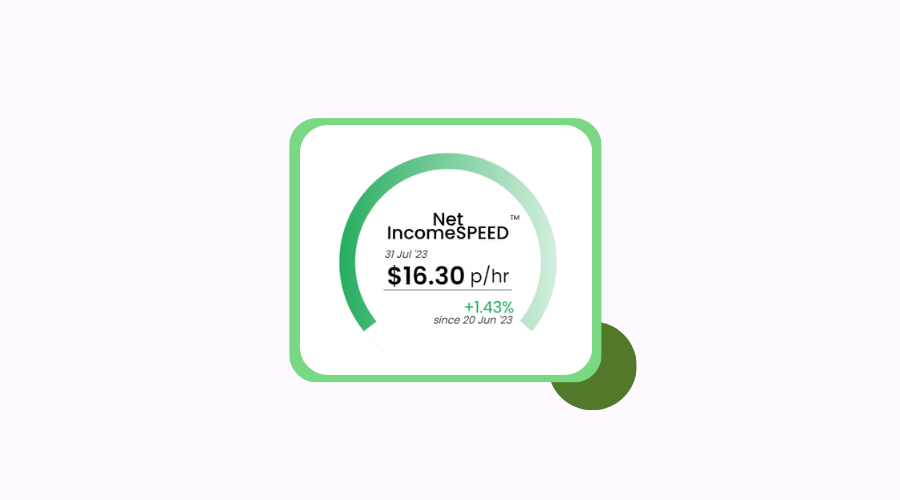 Moorr Wealth Dashboard - Net Income speed - Thumbnail