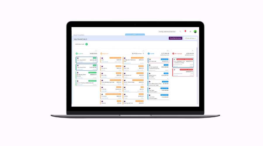 MyFINANCIALS - Dashboard Moorr release